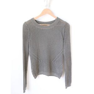 Topshop Grey Knit Sweater